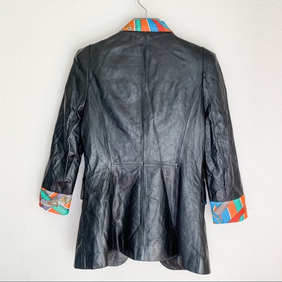 NWT 100% Leather jacket Black - Picture 6 of 6